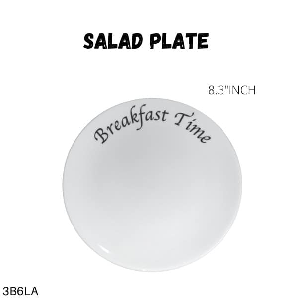 CLAYTAN 8.3 INCH SALAD PLATE - SIMPLE TIME PLATE