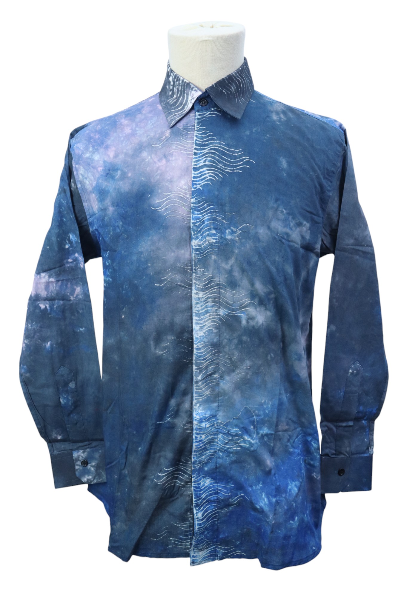 KEMEJA BATIK LELAKI COTTON LENGAN PANJANG