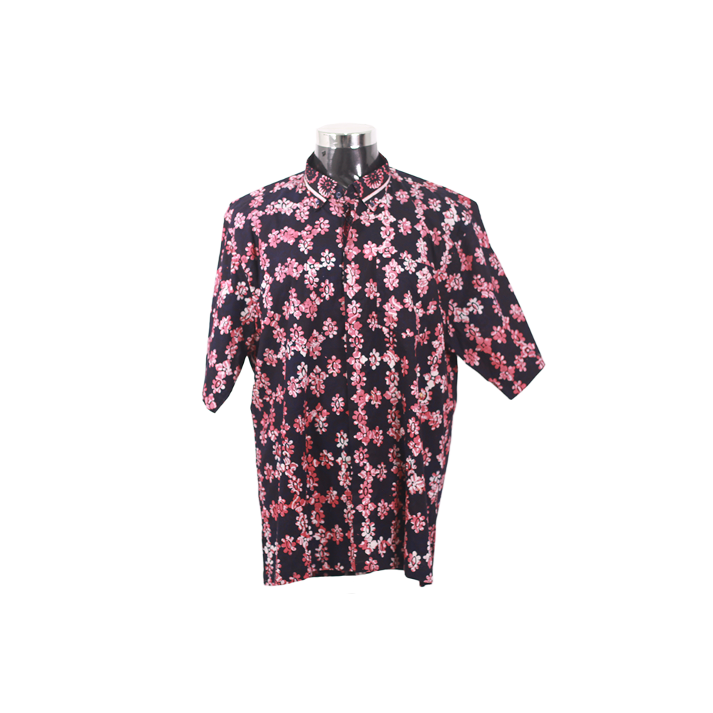 KEMEJA BATIK LELAKI  COTTON LENGAN PENDEK