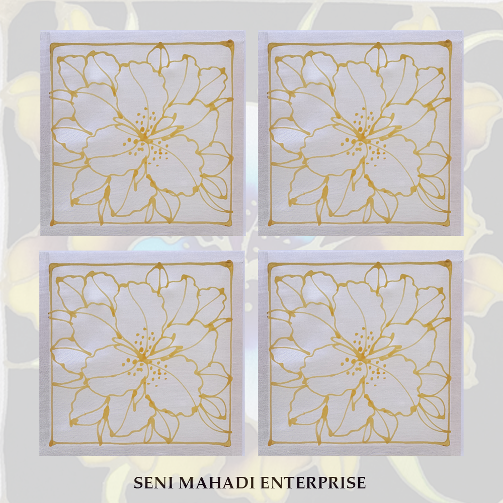 (92) BATIK KIT DIY BUNGA ORKID (COMBO 4)