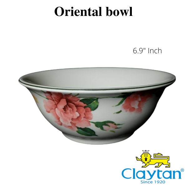 ORIENTAL BOWL PRISCILLA W BANDING DINNER SET