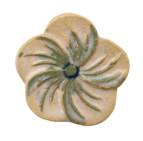 CERAMIC BROOCH