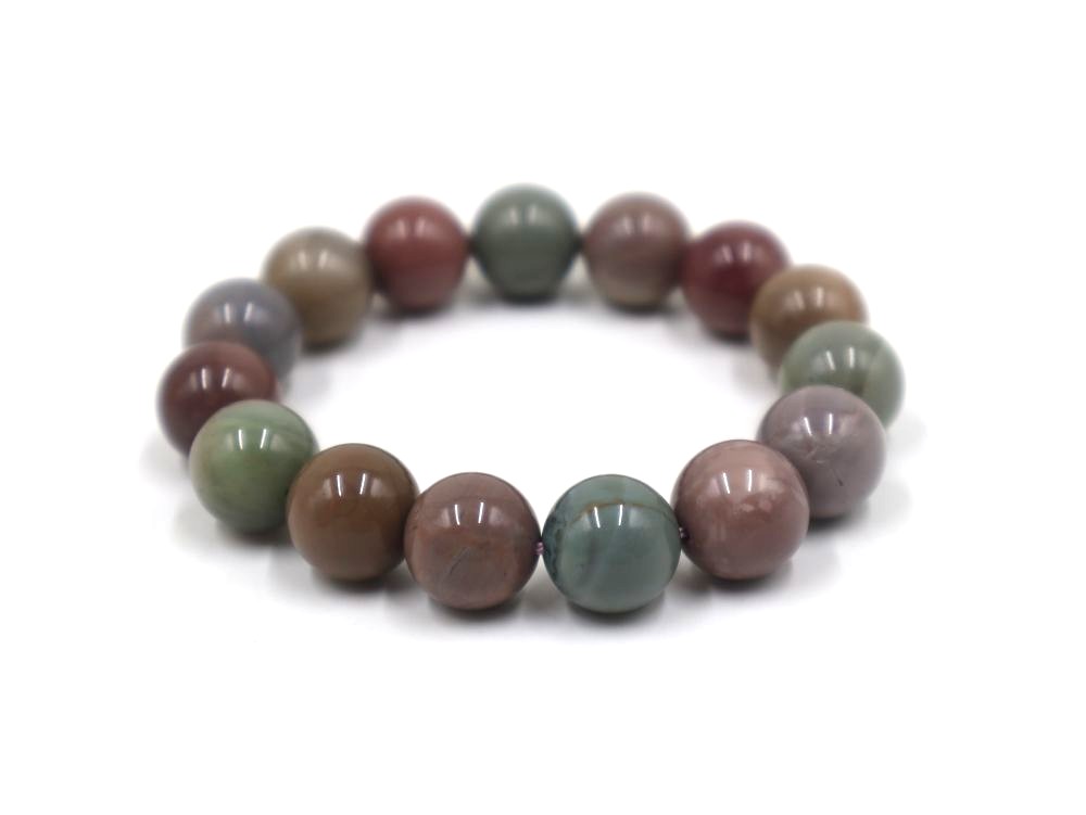 COLOURFUL ALASHAN AGATE BRACELET