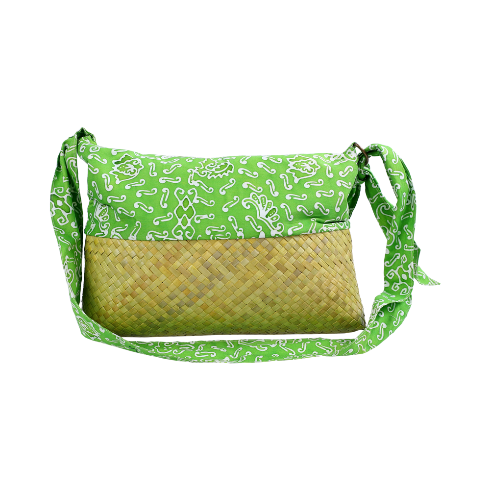 BEG SANDANG (SLING BAG) ANYAMAN/BATIK