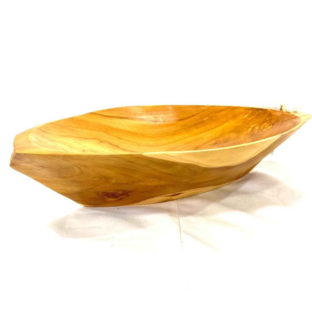 WOOD CARVING BOWL
