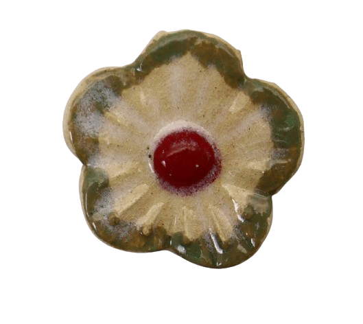 CERAMIC BROOCH