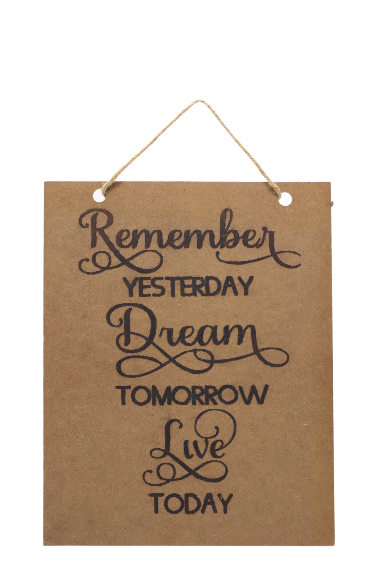 MOTIVATION TEXT LASER CUT