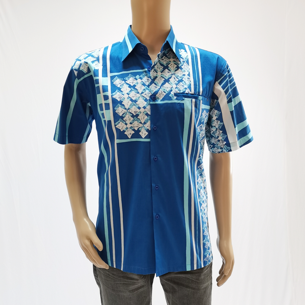 (PRE-ORDER 1021) KEMEJA BATIK LENGAN PENDEK SLIM FIT
