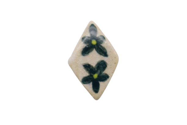 CERAMIC BROOCH