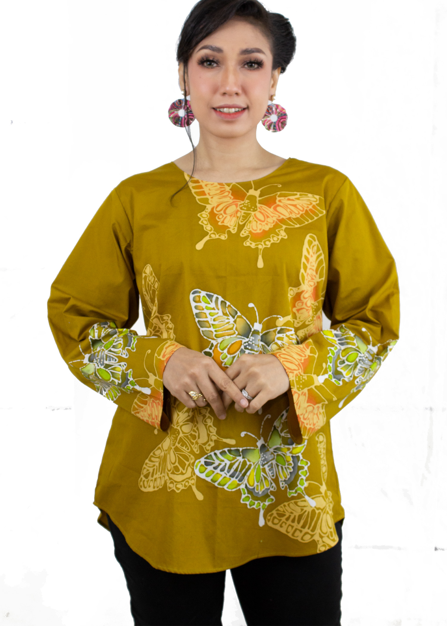 INDERAWASIH BATIK BUTTERFLY BLOUSE