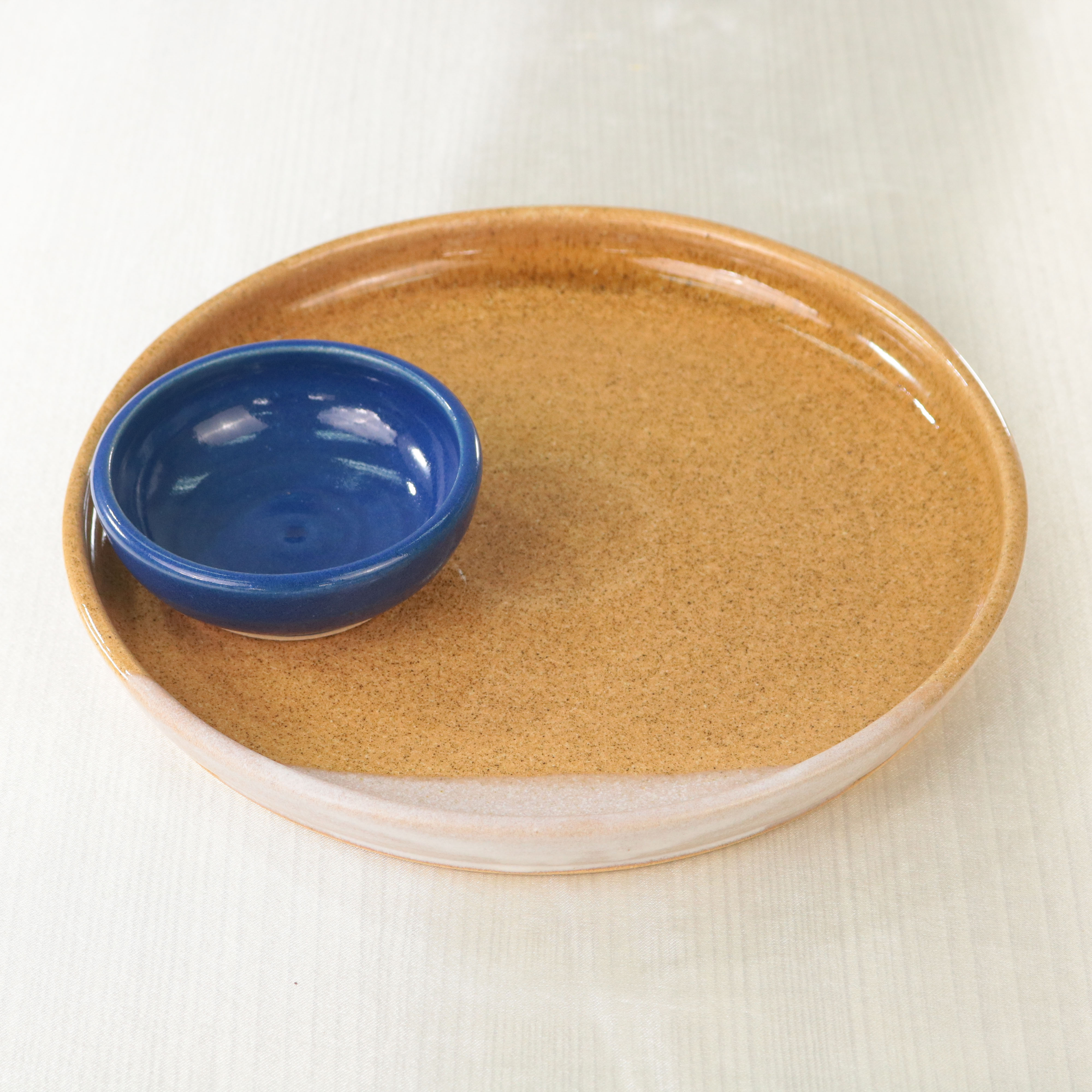 (SET) PINGGAN SERAMIK + MANGKUK SAMBAL SERAMIK