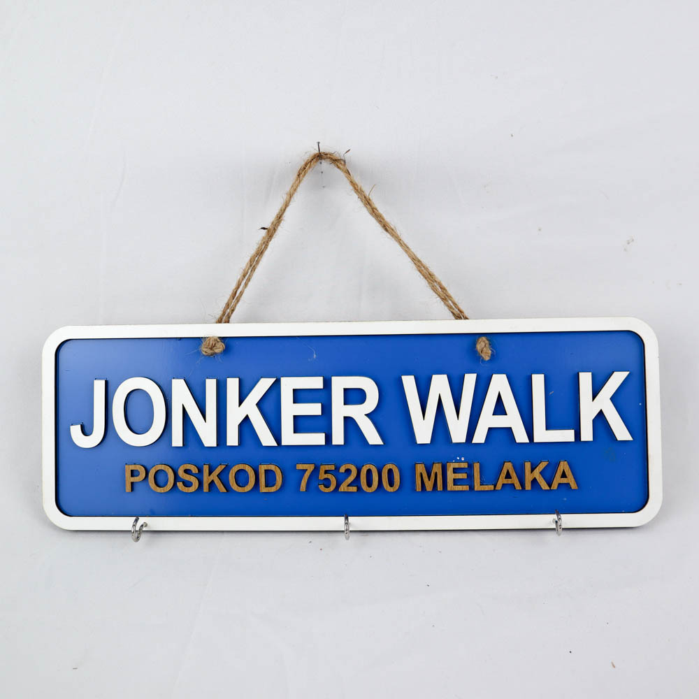 GEGANTUNG KUNCI (SIGNAGE JALAN)