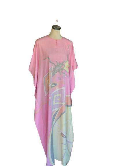 KAFTAN LENGAN PENDEK  PASTEL