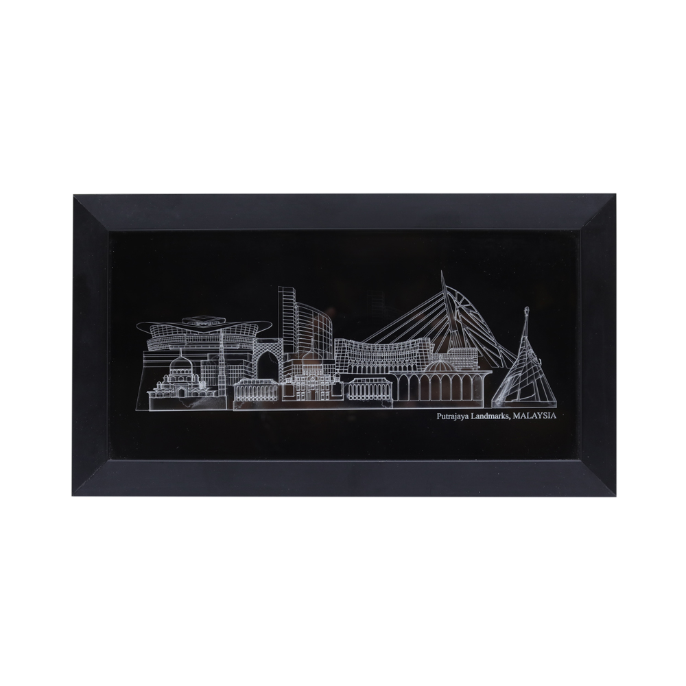 2D PUTRAJAYA LANDMARK ACRILIC WITH FRAME