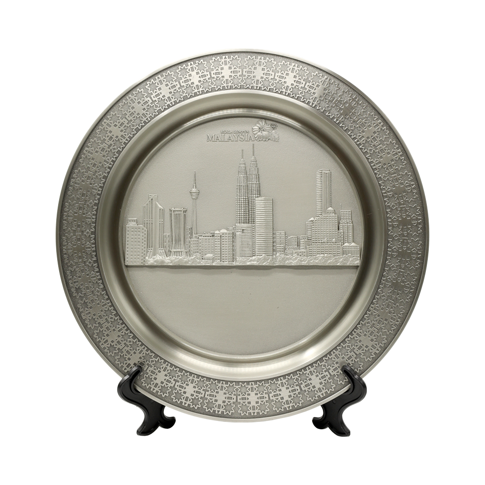 2012A PEWTER TRAY - MALAYSIA