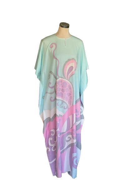KAFTAN LENGAN PENDEK  PASTEL