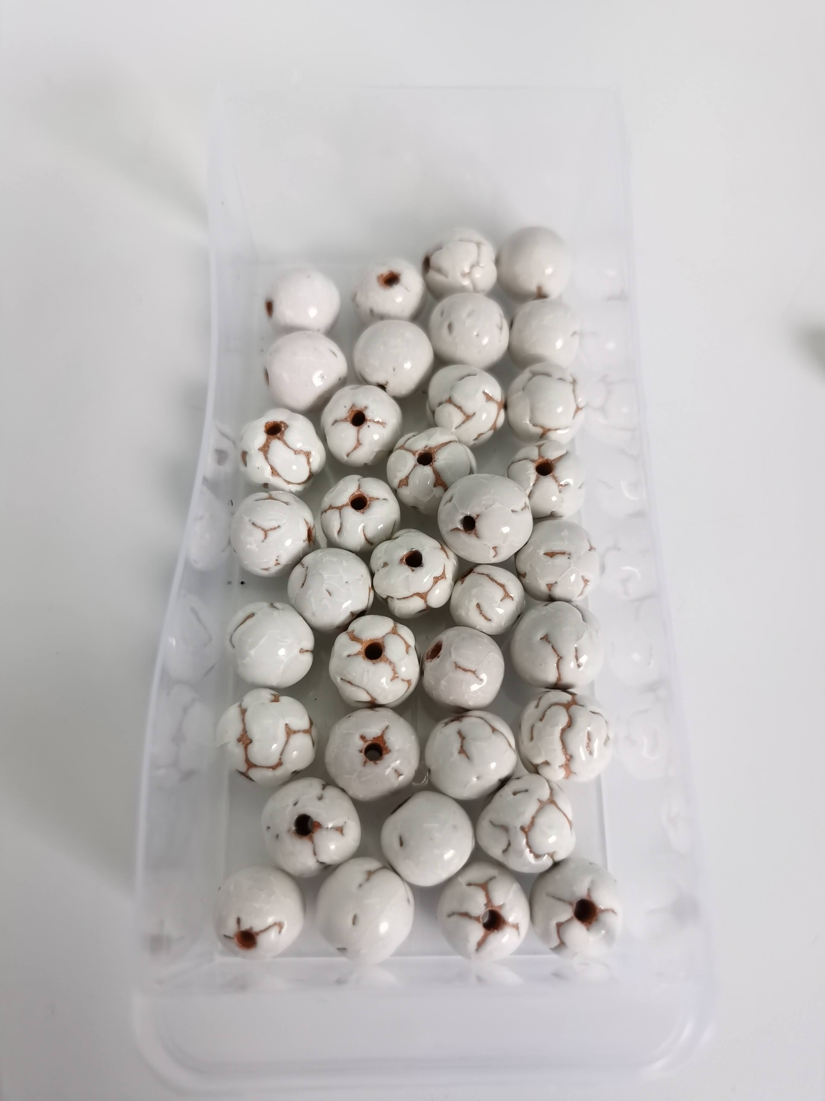 PEARL WHITE CRACK CERAMIC