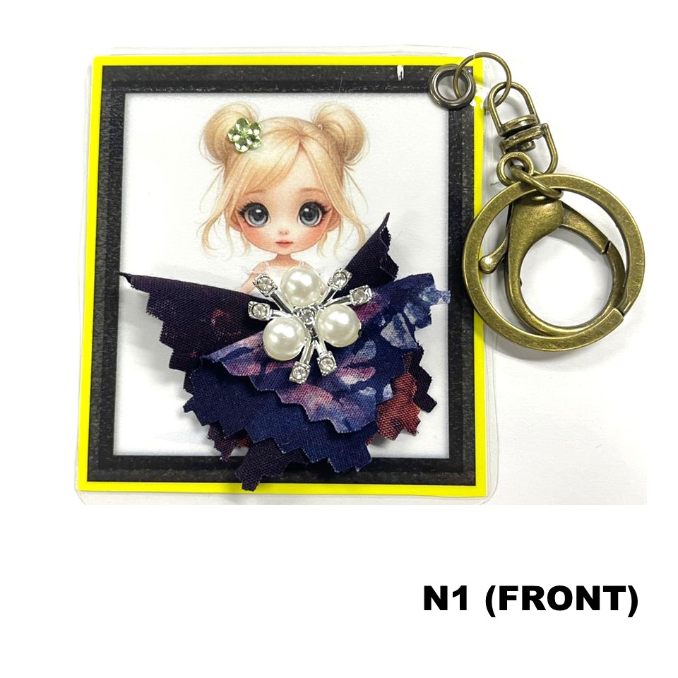 BATIK ALPHABET KEYCHAIN - N