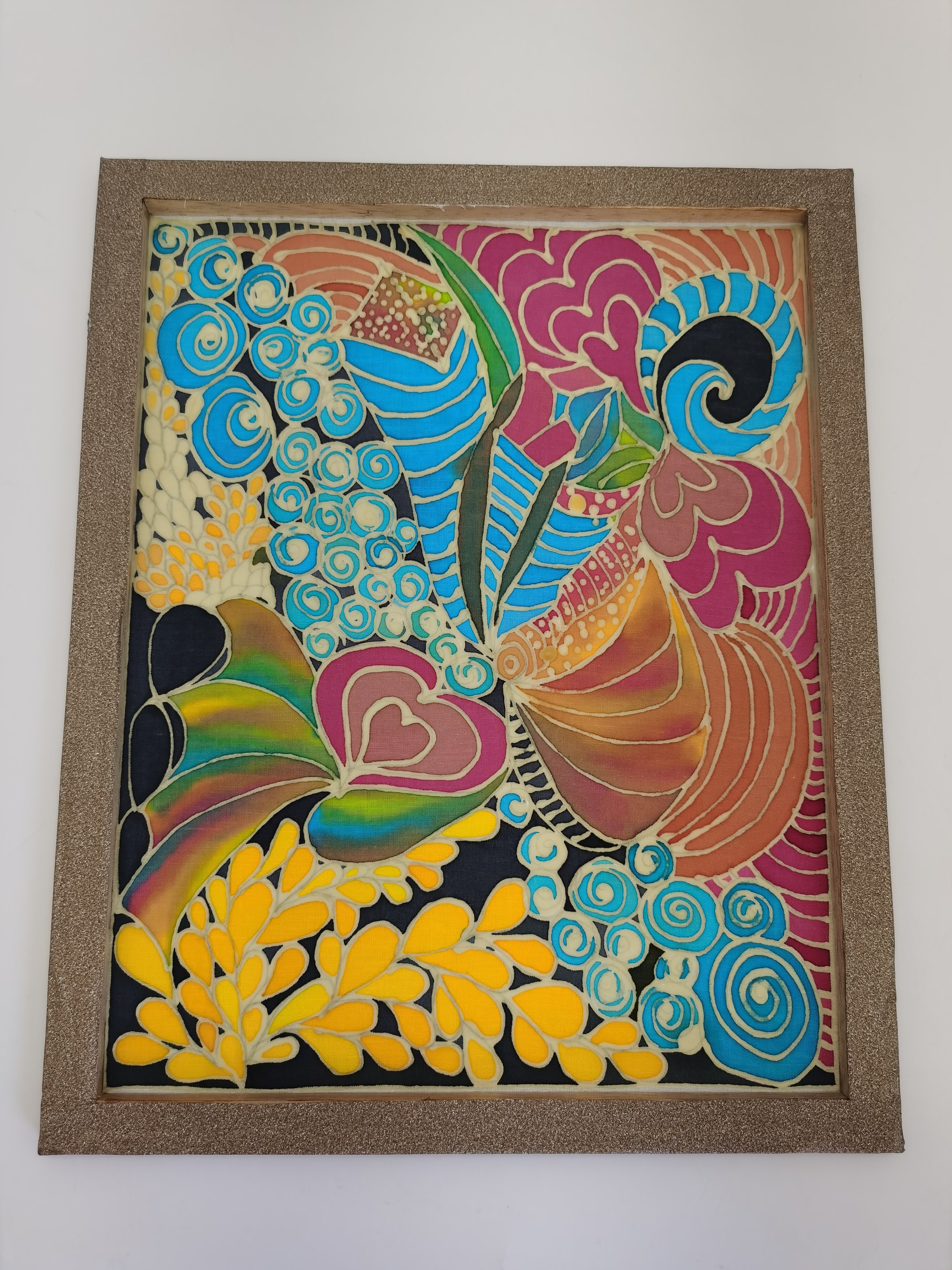 WALL DECO BATIK PAINTING - LOVE