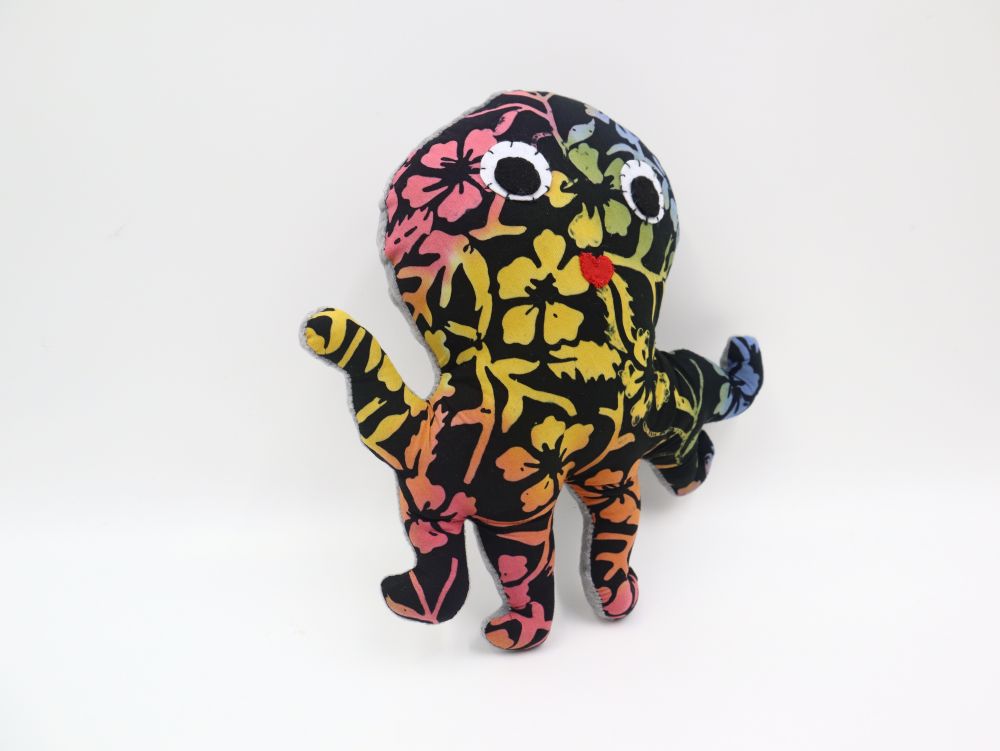 SOFT TOYS OCTOPUS BATIK BUNGA RAYA SERIES (M)