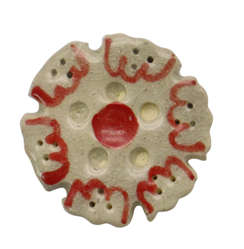CERAMIC BROOCH