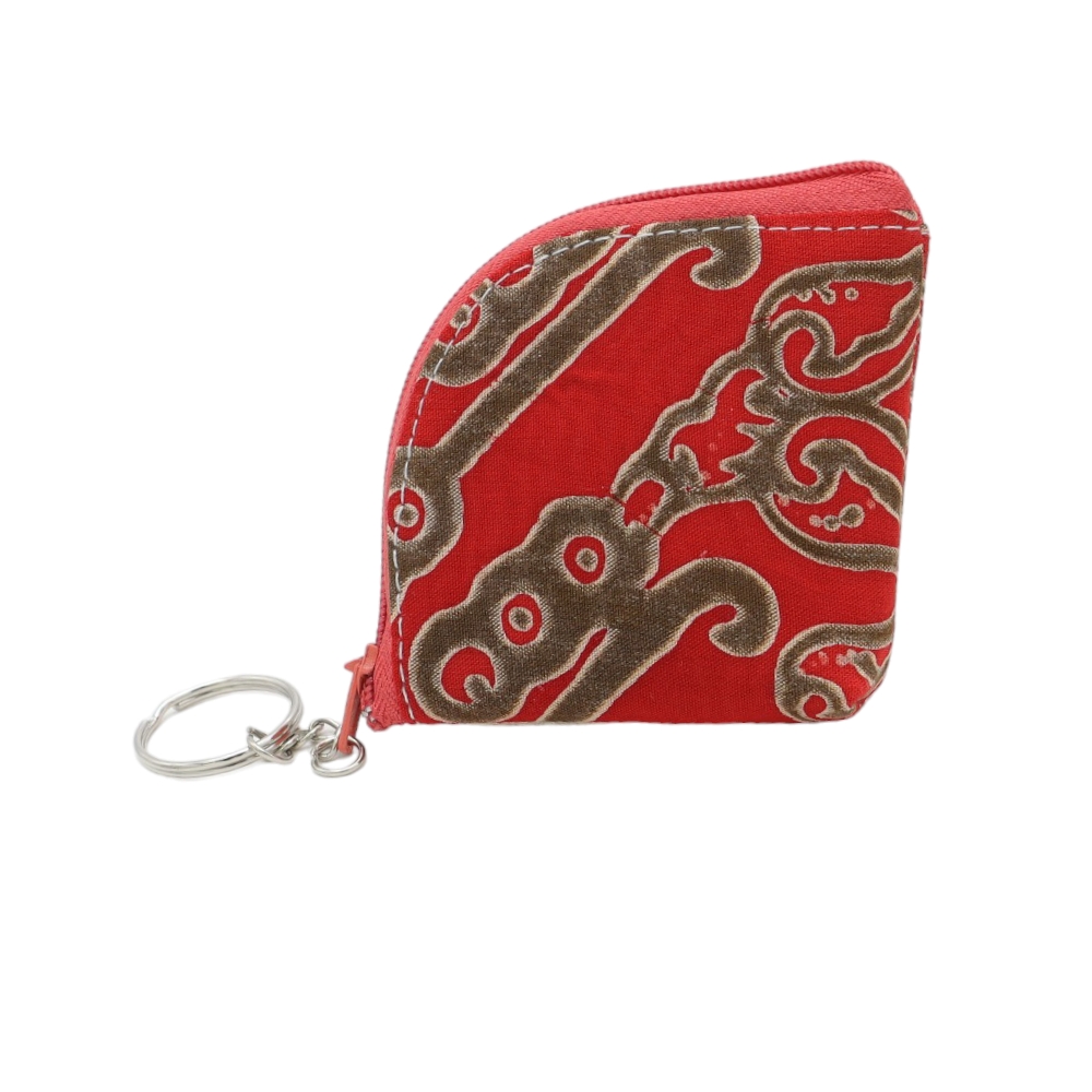 (PRE-ORDER) SHELL POUCH KEYCHAIN (BATIK)
