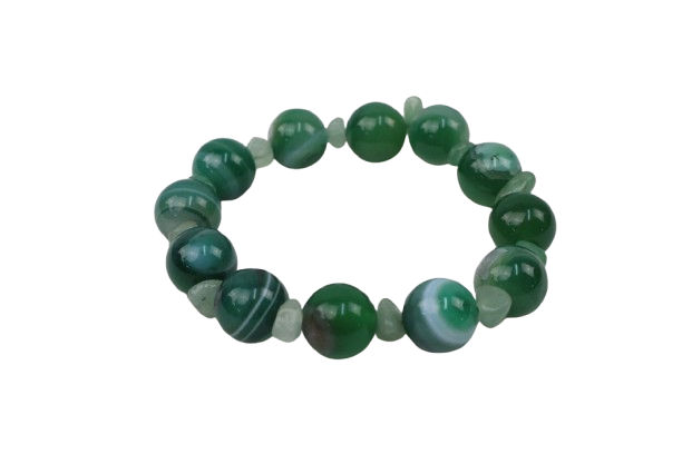 BRACELET MOSS AGATE