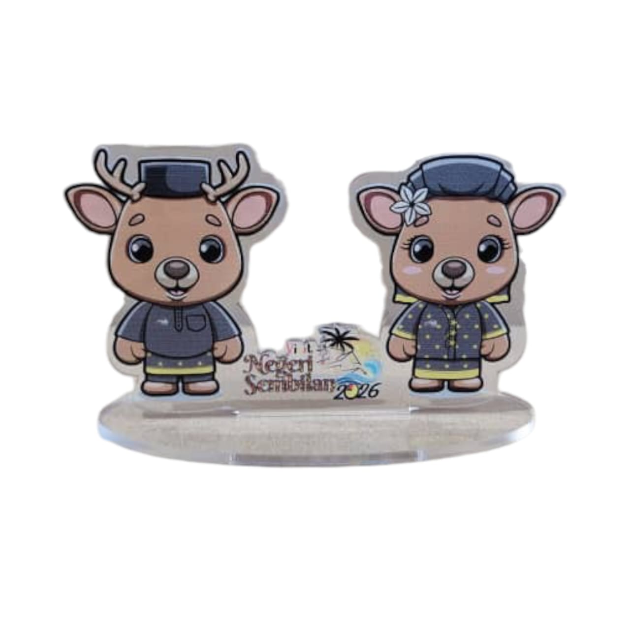 RUSA SAMBAR (JANTAN & BETINA) ACRYLIC STAND
