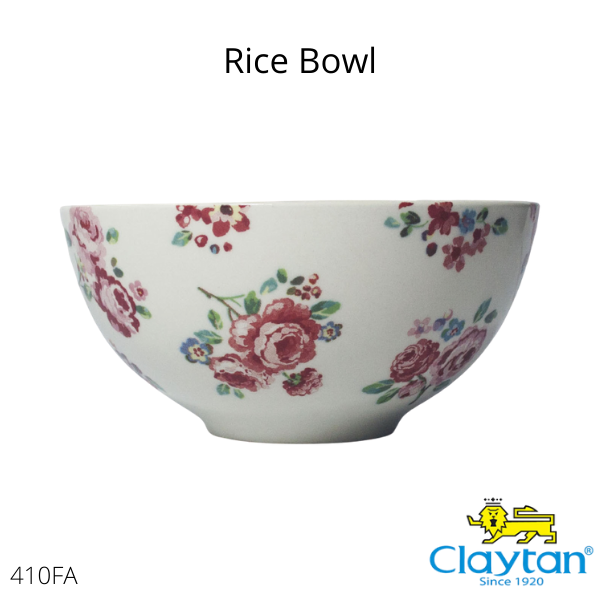 CLAYTAN - RICE BOWL FRAGRANCE ROSE