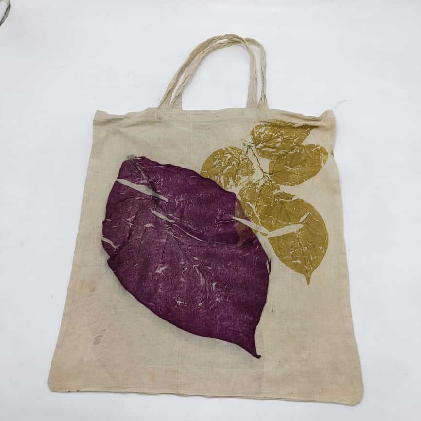 ECO PRINT TOTE BAG