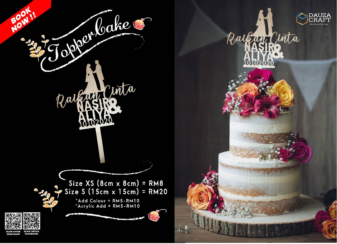 Personalized Topper Cake for Special Event