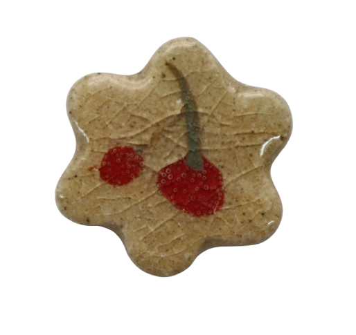 CERAMIC BROOCH