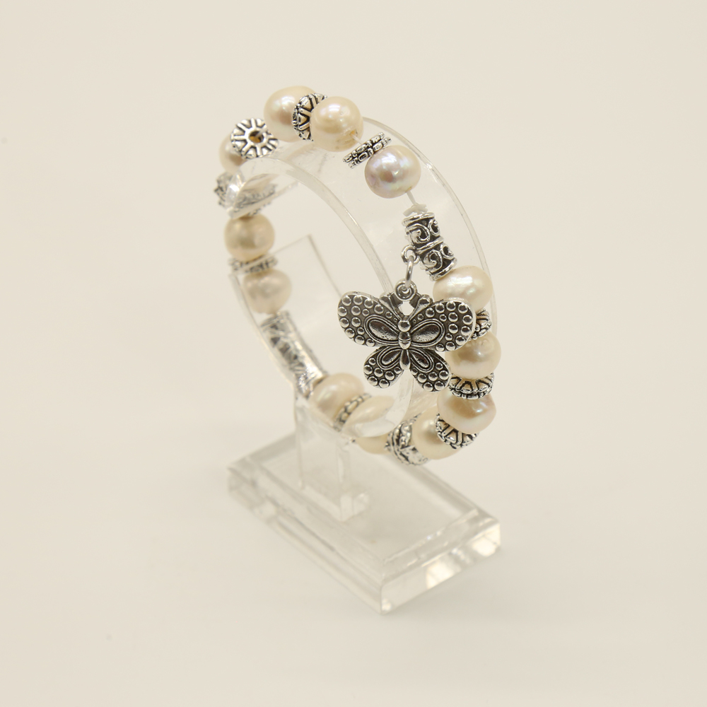 PANDORA STYLE PEARL BRACELET