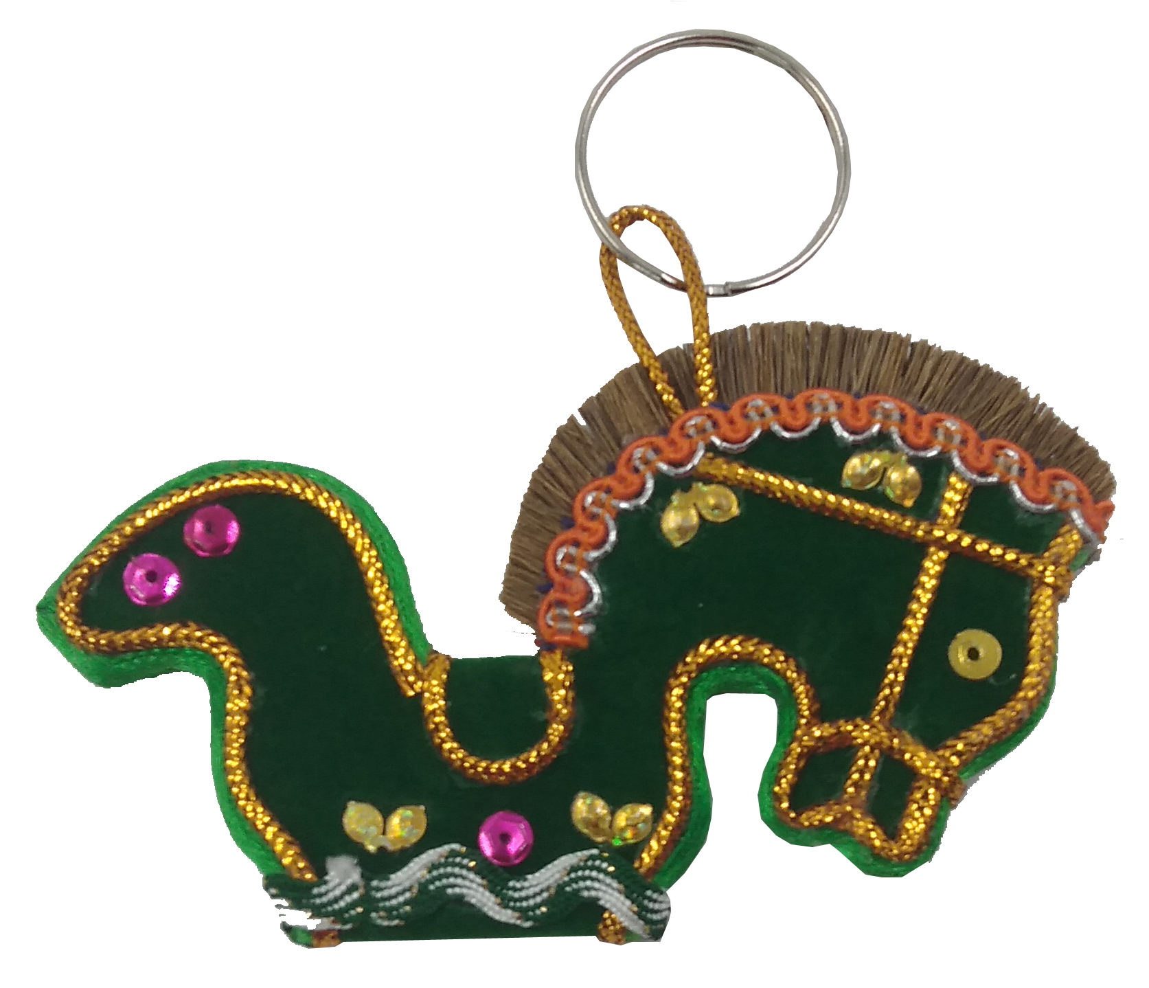 KEYCHAIN KUDA KEPANG KECIL HIJAU