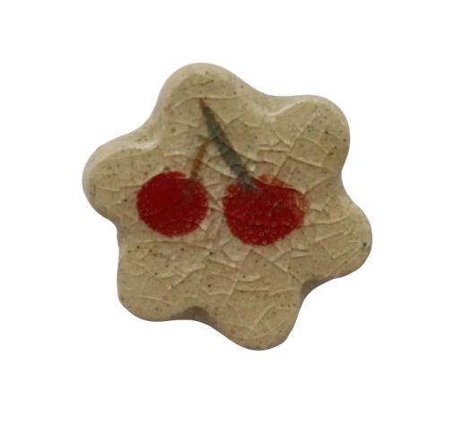 CERAMIC BROOCH