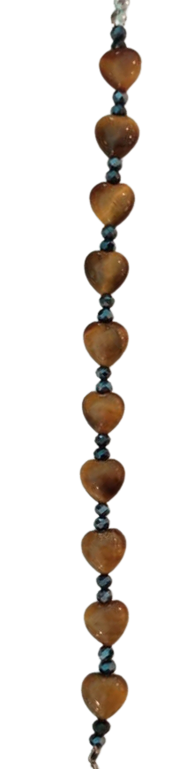 TIGER'S EYE BRACELET HEART 3