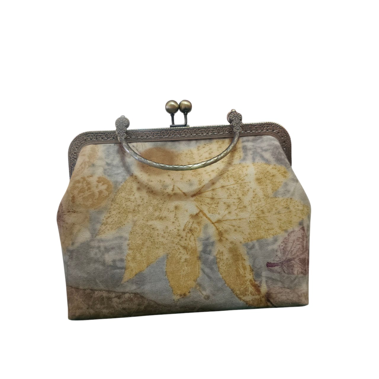 ECO-PRINT BATIK CLUTCH BAG