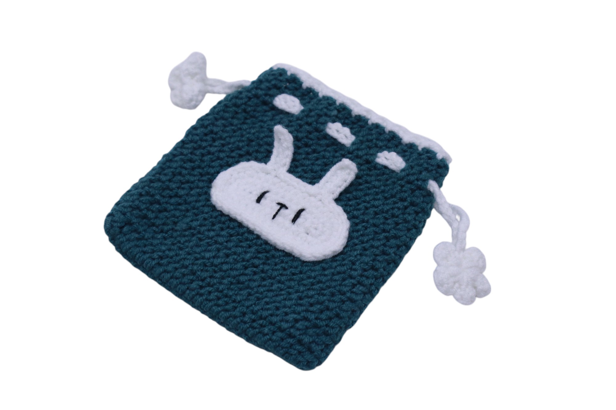 MINI DRAWSTRING CROCHET BAG (BUNNY) 04