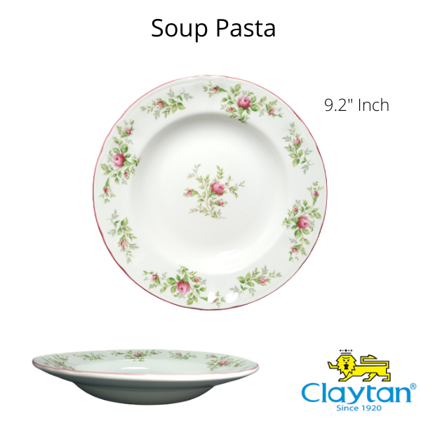 CLAYTAN - SOUP PASTA MOSS ROSE
