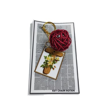 RATTAN KEYCHAIN
