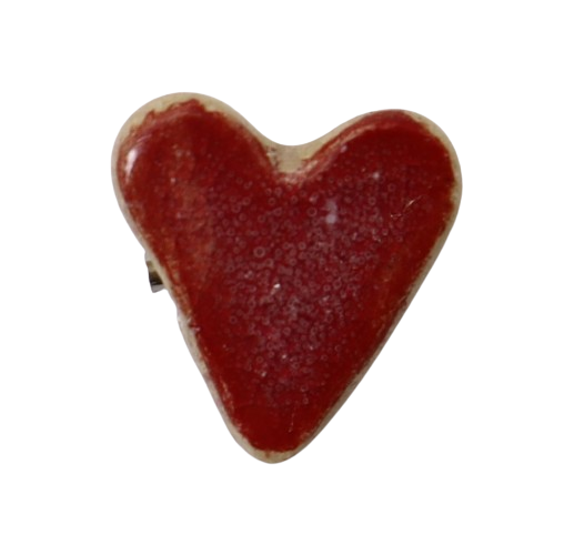 CERAMIC BROOCH