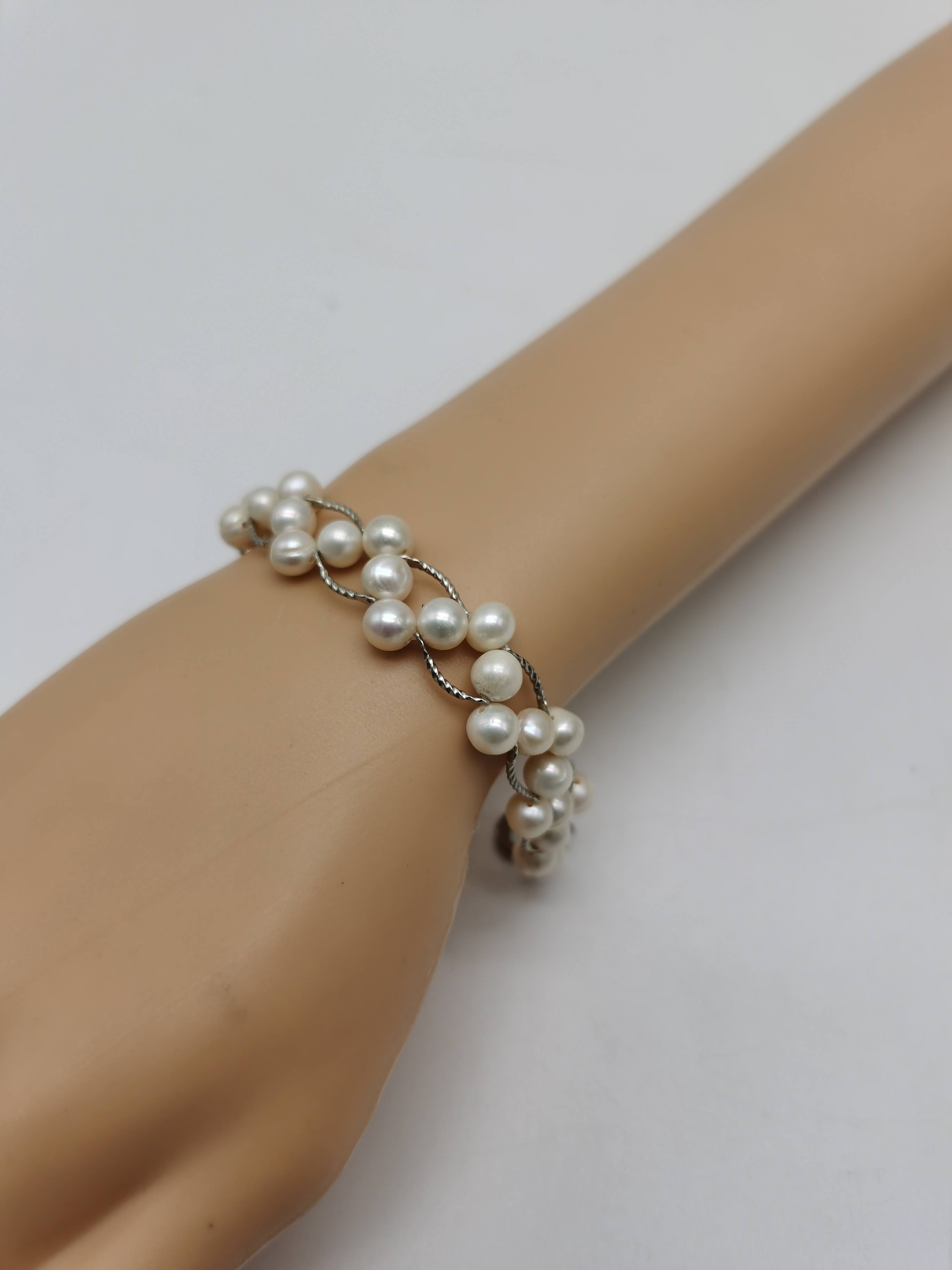 GELANG MUTIARA AIR MASIN 3 LINE 6MM