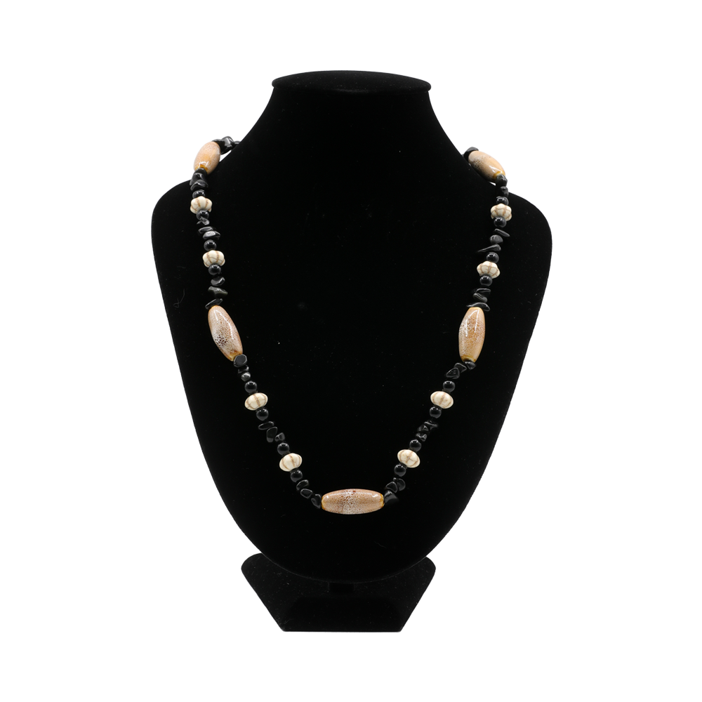 SARAWAK CERAMIC BEADS NECKLACE
