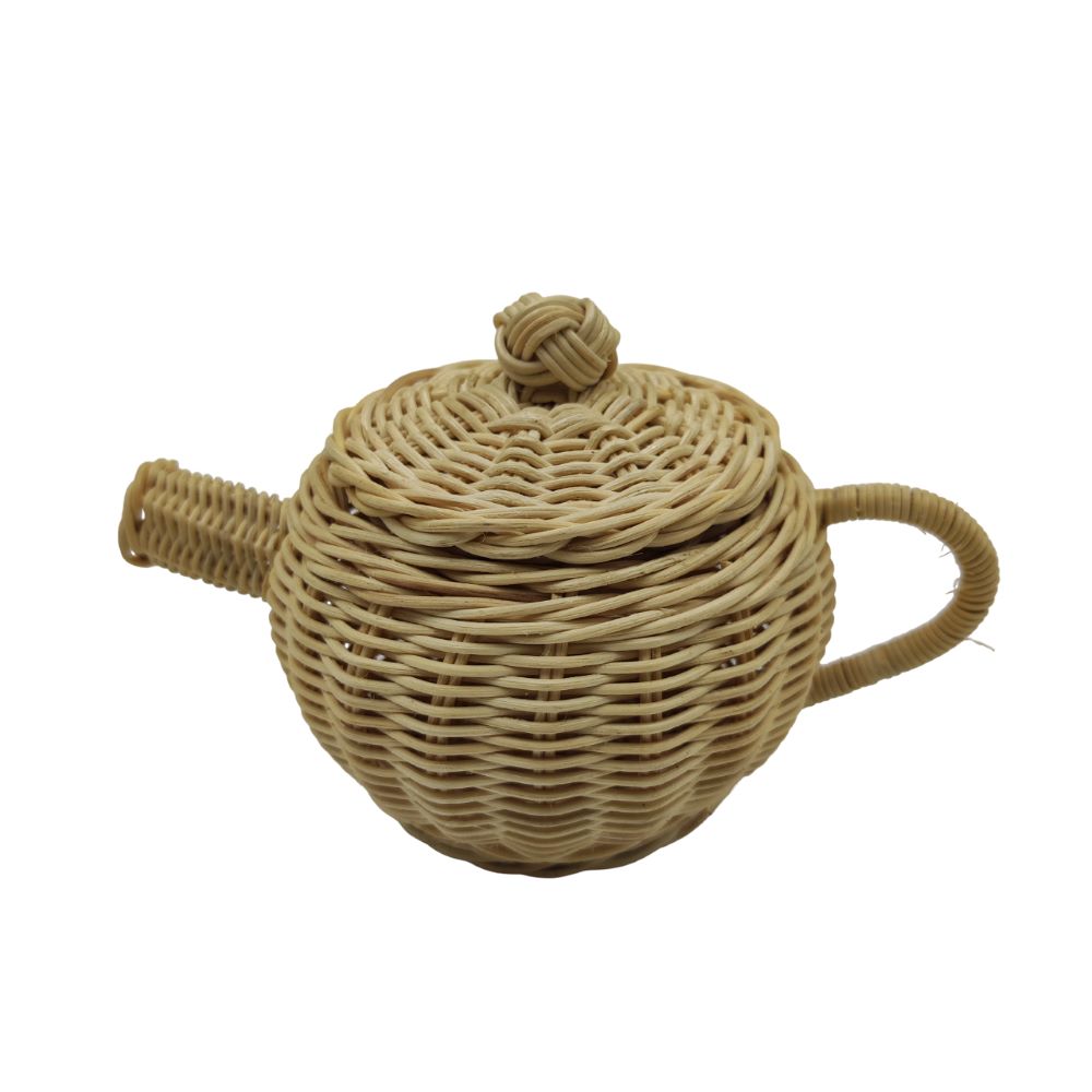 RATTAN TEAPOT
