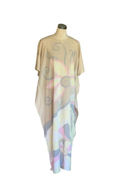 KAFTAN LENGAN PENDEK  PASTEL