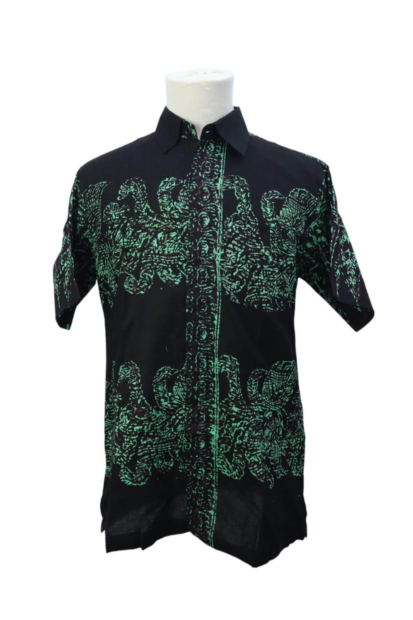 KEMEJA BATIK LELAKI COTTON LENGAN PENDEK