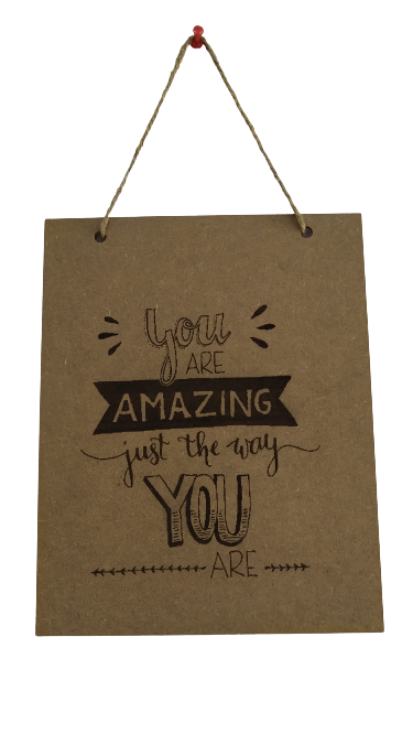 MOTIVATION TEXT LASER CUT