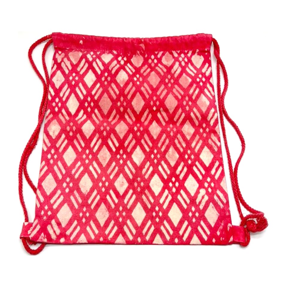 BATIK DRAWSTRING BAG