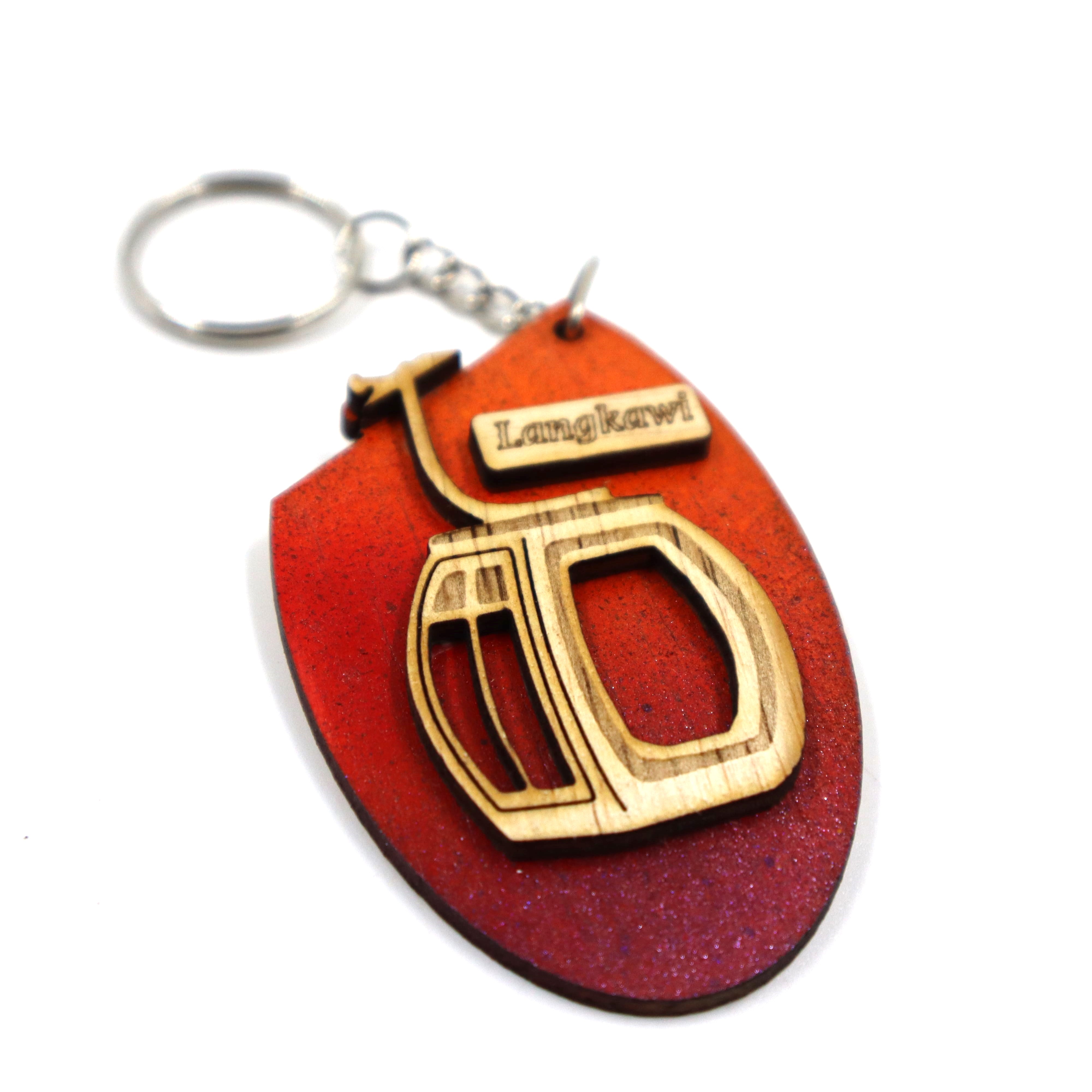 WOODEN KEYCHAIN