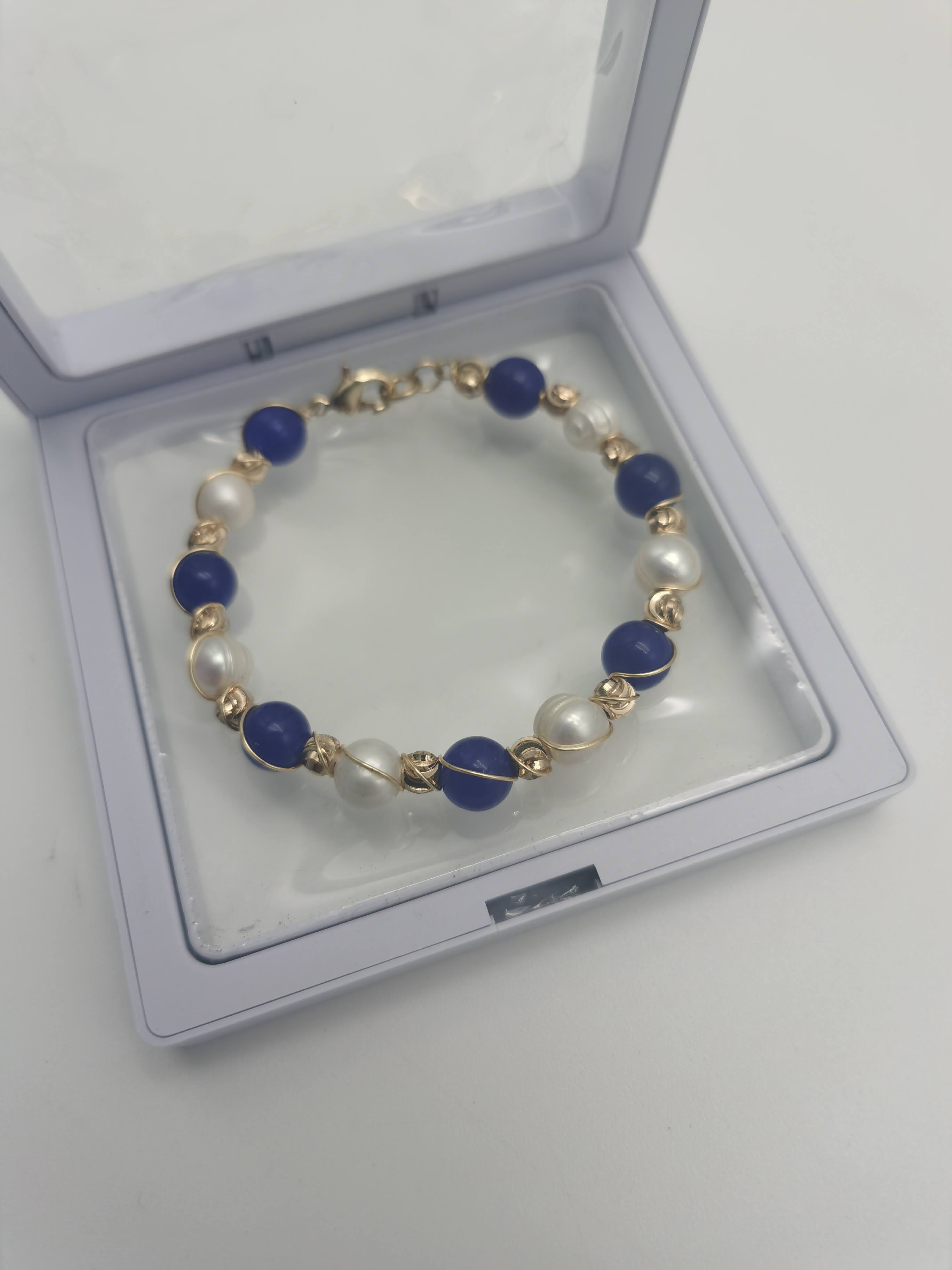 GELANG BATU MUTIARA ROSEGOLD